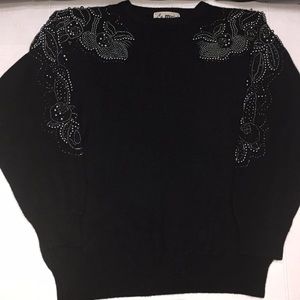 La Mitchi vintage beaded sweater